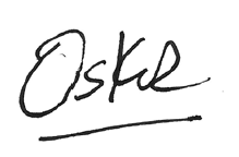 Oskar Eustis signature