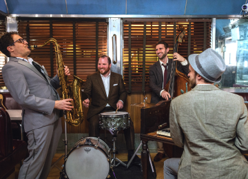 Danny Lipsitz and The Brass Tacks show poster