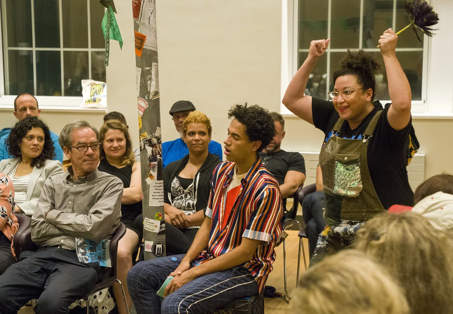 Jasai Chase Owens and Natalie Woolams-Torres in Mobile Unit's A MIDSUMMER NIGHT'S DREAM
