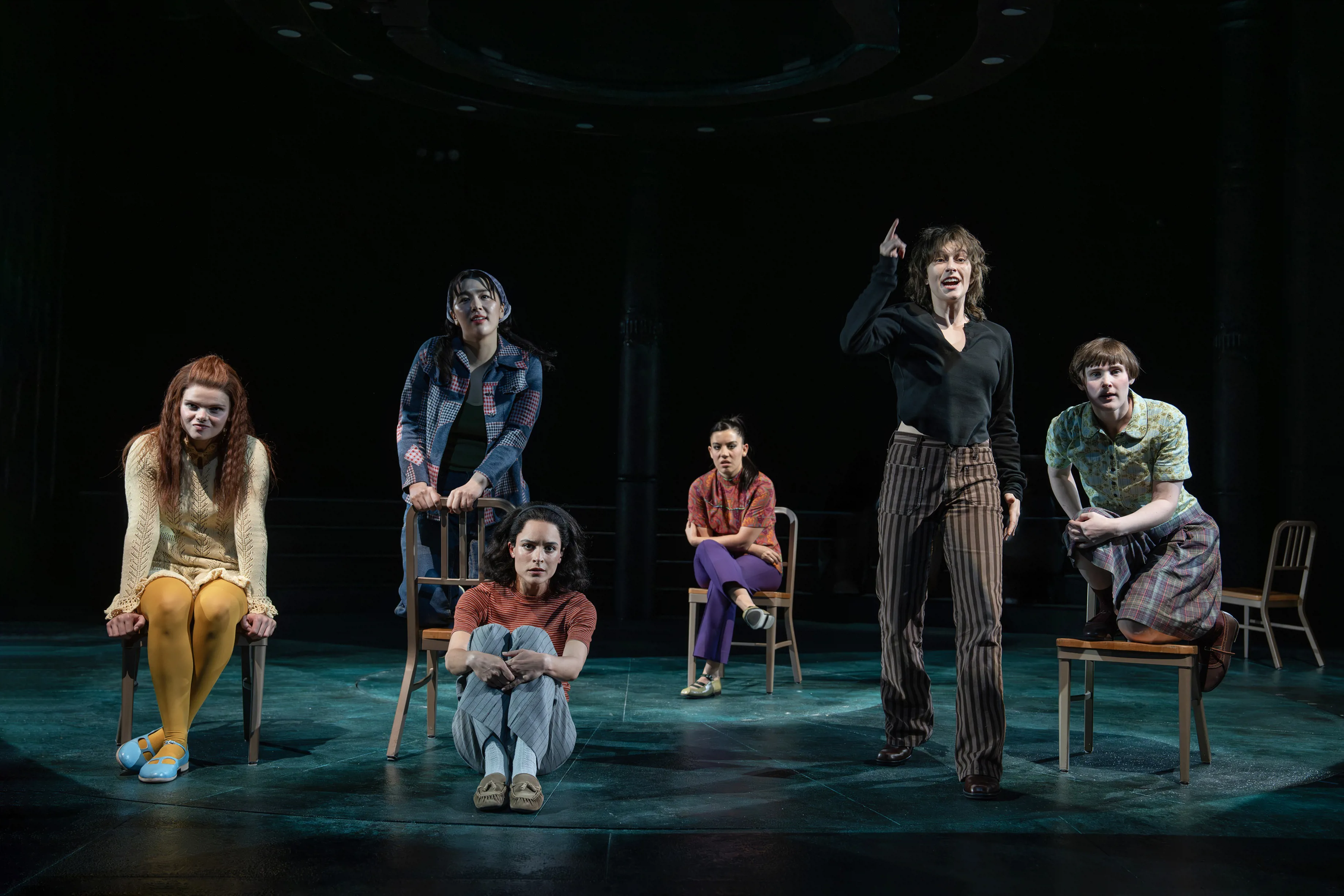 Katherine Reis, Mia Pak, Juliana Canfield, Gabi Gampo, King Princess, and Sally Shaw 